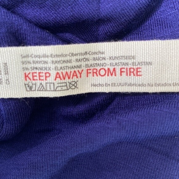 Free People New! Intimately Blue Tube Top Size M Soft Stretchy Beach Layering - Picture 4 of 8